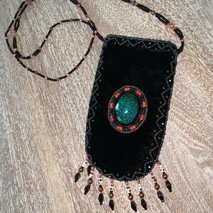 Small Crossbody Beaded Bag